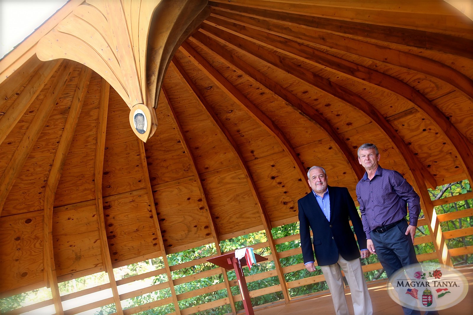 Dedication of the yurt for the memory of Csaba Kiss