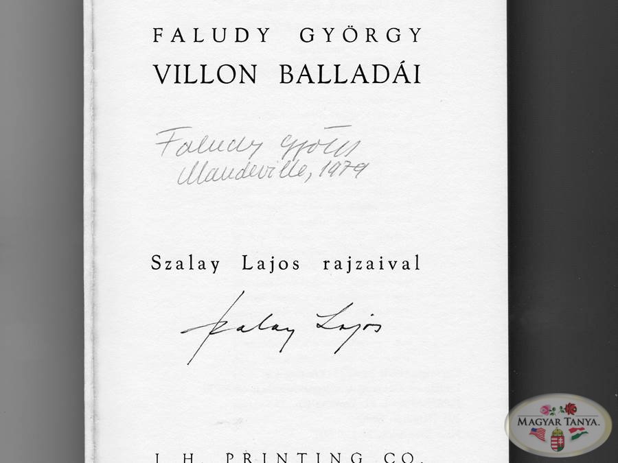 Faludy György (1979) - Történelem