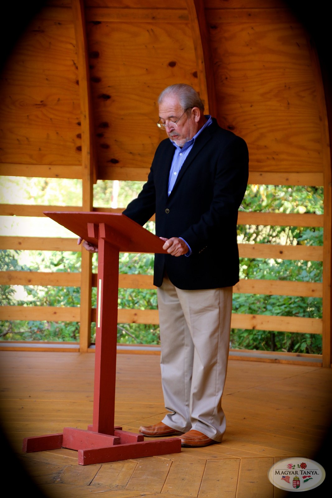 Dedication of the yurt for the memory of Csaba Kiss