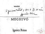 Ignácz Rózsa és Makkay Ádám (1969) - Történelem