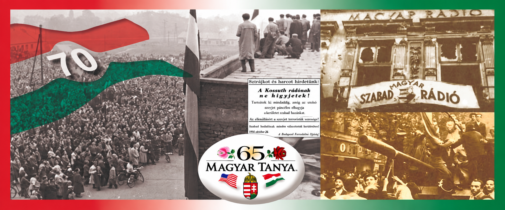 Commemoration of the 1956 Hungarian Freedom Fighters Revolution. -Eng